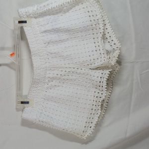Whitw eyelet shorts by Lilly Pulitzer